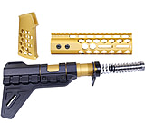 Image of Guntec USA AR-15 Honeycomb Pistol Furniture Set w/Brace