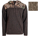 Image of Habit Men's 1/4 Zip Hooded Fleece Pullover 1409606