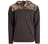 Image of Habit Men's 1/4 Zip Hooded Fleece Pullover 1409608