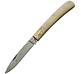 Image of Hand Made Knives Damascus Folding Knife