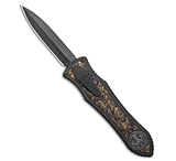 Image of Hawk Knife Designs G&amp;G Hawk Custom Deadlock Model C D/A OTF Knife Ti/Black Dunes CF 3.5 DLC 48E07166