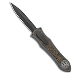Image of Hawk Knife Designs G&amp;G Hawk Custom Deadlock Model C Dark Matter Gold CF/SW Ti 3.5 DLC MagnaCut 58986EED