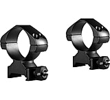 Image of Hawke Sport Optics Precision Steel 30mm Rings Weaver 30mm w/ Nut - 2-Pieces
