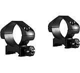 Image of Hawke Sport Optics Precision Steel 30mm Rings Weaver 30mm w/ Nut - 2-Pieces