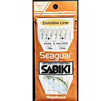Image of Hayabusa S-650E-10 Hage Fish Skin Aurora Finish 6-Hook Seaguar Sabiki Rig, 1 Pc