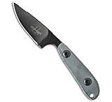 Image of Hazen Knives Outdoorsman 1095 Series Fixed Blade Knife Micarta 3 Black 674EA153