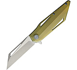 Image of HEAdesigns Wingman Framelock Gold Folding Knife