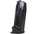 Heckler &amp; Koch P30SK/P30SK 9mm Luger 9mm 10 Rounds Pistol Magazine w/ Extended Floorplate, Black, 50253428
