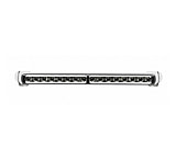 Image of Hella Marine Sea Hawk-470 Pencil Beam 113000 Candela Light Bar w/ Edge Light / White Housing