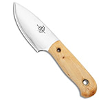 Image of Helle Knives Mandra FG Fixed Blade Knife Curly Birch Wood 2.7 Satin #1620 28ED8045