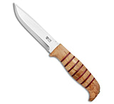 Image of Helle Knives JS Limited Edition Fixed Blade Knife Curly Birch 4.4 Polish 6904A74D