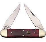Image of Hen &amp; Rooster Muskrat Brown Smooth Bone Folding Knife