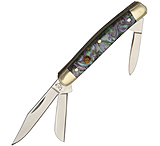 Image of Hen &amp; Rooster Small Stockman Im. Abalone Folding Knife