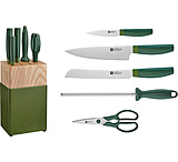Image of HENCKELS ZWILLING Now S 6-Piece Green Block Set