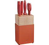 Image of HENCKELS ZWILLING Now S 6-Piece Orange Block Set