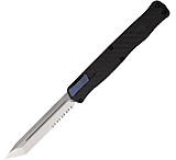 Image of Heretic Knives Cleric II OTF CF/Blue 4.25in Automatic Folding Knife