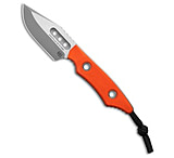 Image of Heretic Knives Kobold Fixed Blade Knife Orange G-10 2.6 Battleworn CE4D3B86