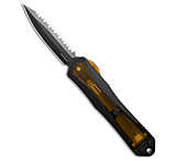 Image of Heretic Knives Manticore-E D/E Automatic OTF Knife Ultem 3.15 Black DLC Serr CB2023AA