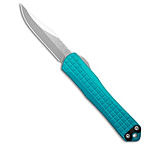 Image of Heretic Knives Manticore S Bowie OTF Knife Turquoise Frag Alum 2.6 SW BD969DB1