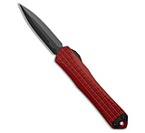Image of Heretic Knives Manticore S DE OTF Automatic Knife Red Aluminum 2.6 DLC AEB60306
