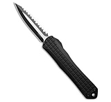 Image of Heretic Knives Manticore S OTF Knife Black Frag Al 2.63 Two-Tone Full Serr 1C1045E7