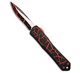 Image of Heretic Knives Manticore S Recurve OTF Knife Magma UV Orange 2.6 Two-Tone 05E81C60