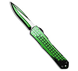 Image of Heretic Knives Manticore S Recurve OTF Toxic Green Cel Shade 2.6 Two-Tone 54C29D64