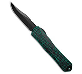 Image of Heretic Knives Manticore X Bowie OTF Knife Breakthrough Turquoise Al 3.75 DLC 4B7F9A22