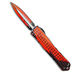 Image of Heretic Knives Manticore-X D/E OTF Knife Orange Cel Shade Al 3.75 Cerakote BC56E945
