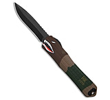 Image of Heretic Knives Manticore X OTF Automatic Knife A10 Edition Recurve 3.75 DLC B9477A39