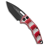 Image of Heretic Knives Medusa Auto Tanto MagnaCut Knife Candy Cane G-10 3 DLC 9F2EF9AD