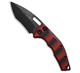 Image of Heretic Knives Medusa Automatic Recurve Tactical Knife Red/Black G-10 3 DLC B71BABCC