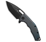 Image of Heretic Knives Medusa MagnaCut Manual Frame Lock Knife Antique Blue Ti 3 DLC 8D0B87CF
