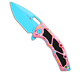 Image of Heretic Knives Medusa Manual BHQ Exclusive Dessert Warrior 3.25in Folding Knife