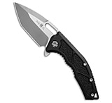 Image of Heretic Knives Medusa Manual Frame Lock Knife Black Aluminum 3.4 Battleworn A4A190FB