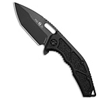 Image of Heretic Knives Medusa Manual Frame Lock Knife Black Aluminum 3 DLC MagnaCut 3C75DB9D
