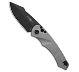 Image of Heretic Knives Mini Pariah Tanto Automatic Knife Gray Polymer 3.3 Black C3F06DAE