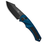 Image of Heretic Knives Pariah Auto Knife Blue Aluminum W/ Grip Inserts 3.8 DLC 90BDBE27