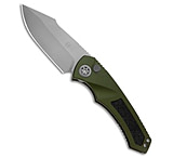 Image of Heretic Knives Pariah Auto Knife Green Aluminum W/ Grip Inserts 3.8 BB B74041A1