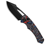 Image of Heretic Knives Pariah MagnaCut Button Lock Knife America Camo Carbon 3.8 DLC 65317E2A
