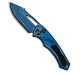 Image of Heretic Knives Pariah Manual Button Lock Knife Blue Cel-Shade 3.8 Cerakote 7662D247