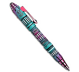 Image of Heretic Knives Thoth Tactical Pen Miami Vice Cel Shade Aluminum/Titanium AB5EF9C3
