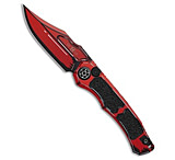 Image of Heretic Knives Wraith V4 Automatic Knife Red Cel Shade Al 3.7 Red 6714145E
