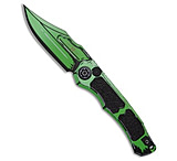 Image of Heretic Knives Wraith V4 Automatic Knife Toxic Green Cel Shade Al 3.7 Green 0886EE76