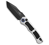 Image of Heretic Knives Wraith V4 Tanto Auto Knife Blizzard Worn Al 3.7 Battleworn 3AF91F6D