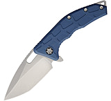 Image of Heretic Knives Martyr Linerlock Blue Folding Knife