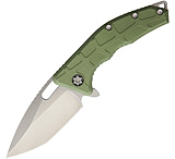 Image of Heretic Knives Martyr Linerlock Green Folding Knife
