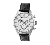 Image of Heritor Automatic Benedict Leather-Band Watch with Day/Date