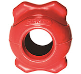 Hero Dog Toys Signature Series Natural Rubber Bone Ball, Red, Large, 64137