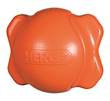 Hero Dog Toys Signature Series Soft Rubber Bone Ball Hunter, Orange, Large, 64130